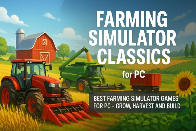 Best Farming Simulator Games for PC – Grow, Harvest and Build