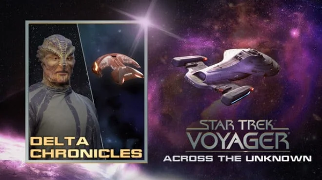 Star Trek Voyager Across the Unknown Delta Chronicles cover