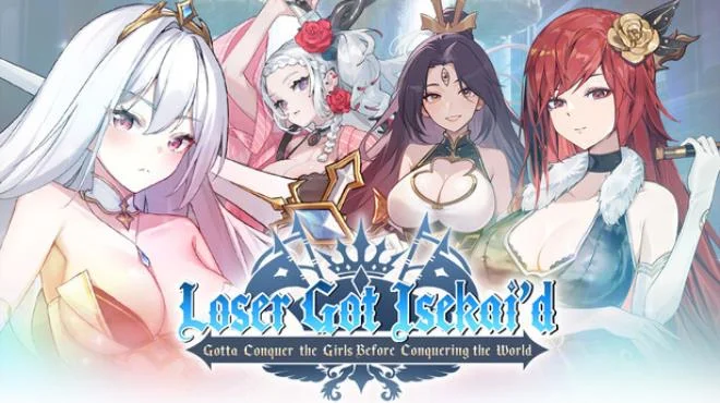 Loser Got Isekaid -Gotta Conquer the Girls Before Conquering the World- cover